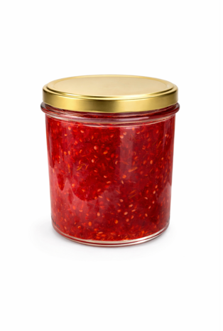 Jampotten 346 ml met twist-off deksel goud 6 stuks