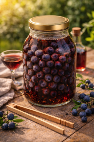 Glazen Pot 3 liter -inclusief deksel & houtentang