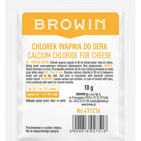 Calciumchloride voor kaas 10g