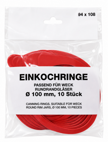 Weckringen 94 x 108mm (10 stuks)