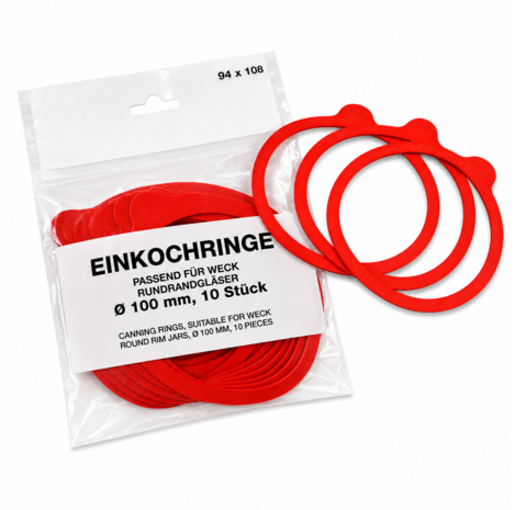 Weckringen 94 x 108mm (10 stuks)