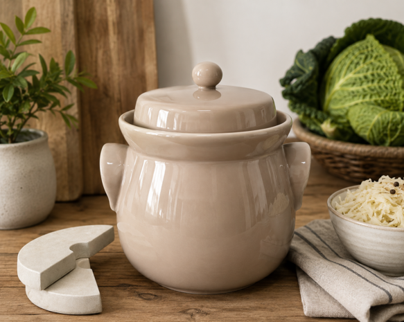 Mini zuurkool/kimchipot 1 liter