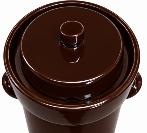 Zuurkoolpot 25 Liter Bruin Modern