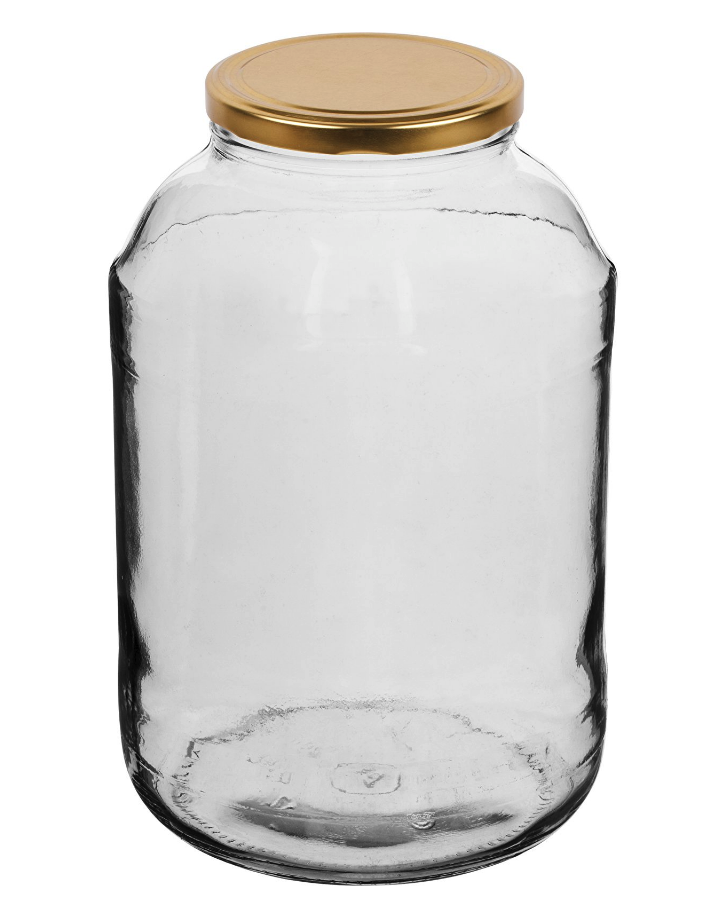 Assortiment zij is Voorzichtig Glass Pot 4 liter - Sustainable lifestyle