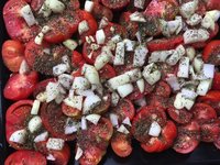 Tomato sauce from roasted tomatoes