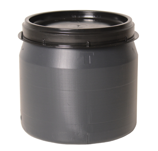 Storage / feeding barrel with screw lid 25 liters Sustainable lifestyle