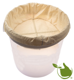 Filter bag with reinforced bottom