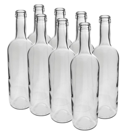 Wine bottle clear