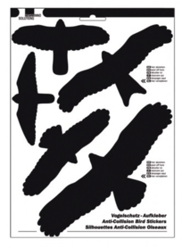 Bird protection window stickers
