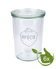 Weck STORAGE glass with lid (850ml) 3/4L
