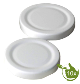 Twist-off lid 48 mm white10 pcs