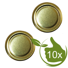 Twist-off lid 48 mm gold10 pcs