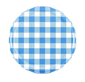 Twist-off lid Blue / White block design, 82mm 10 in unit