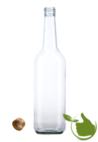 6 x Glass bottle "Standard" 700ml