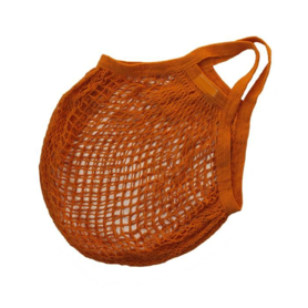 Shopping bag made of organic cotton (color orange)