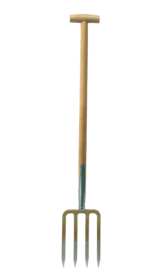 Digging fork 4 tines with T-handle