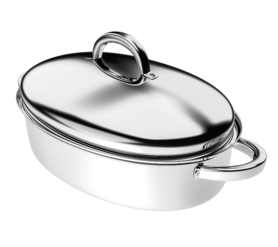 Casserole pan with grill