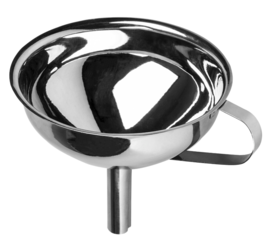 Stainless steel 13 cm funnel