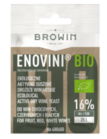 Enovini BIO - organic wine yeast 7 g