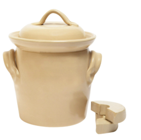 Sauerkraut fermenting crock 2liter (gray/classic)