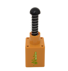 Pot press plastic yellow 4x4 cm