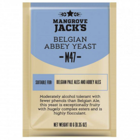 Dried brewing yeast Belgian Abbey M47 - Mangrove Jack's Craft Series - 10 g