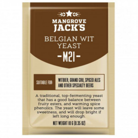 Dried brewing yeast Belgian Wit M21 - Mangrove Jack's Craft Series - 10 g