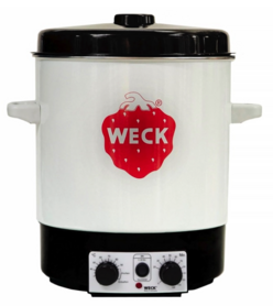 Weck boiler enamelled with thermostat automatic