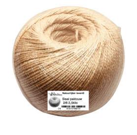 Sisal rope 2/6 - 2.5kg