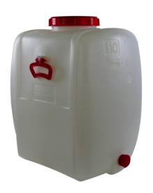 110L fermentation vessel with airlock and tap