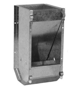 Galvanized self reizer for rabbits