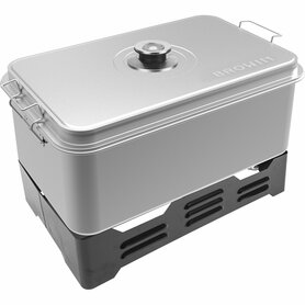 Portable smoker Family with thermometer