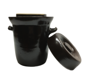 Sauerkraut fermenting crock (brown/classic) 20 liter