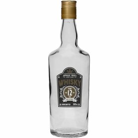 Glass bottle "Whisky" 500ml