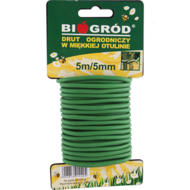 Garden wire with soft coating 5m x 5mm