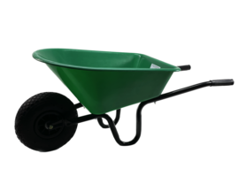 Children's wheelbarrow Green metal/plastic