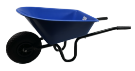 Children's wheelbarrow Blue metal/plastic