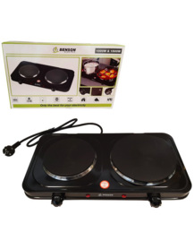Benson Hob - Double - Black - 1000/15000W