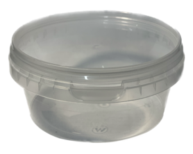 Round containers 300ml with lid