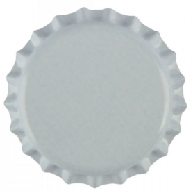 Crown caps White 26 mm (100 pcs)