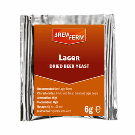 Brewing yeast Brewferm Lager 6 g