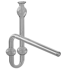 Airlock / fermentation lock In angular form