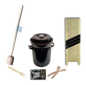 Starter set Sauerkraut making 5 liters (brown classic)