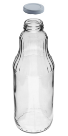 Juice bottle with stripe motif 750 ml