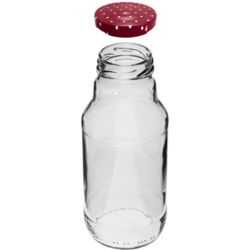 Glass juice bottle (dot) 330 ml