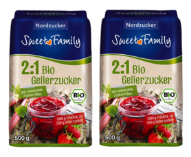 2 x Organic Gelling Sugar 2:1, 500 g