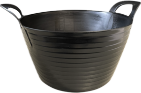 Basket flexible, FlexBag Black 12 liter