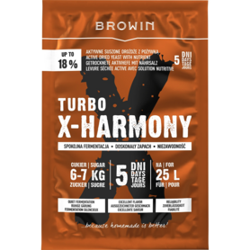 Turbo X-Harmony yeast 18%, 25 L, 138 g