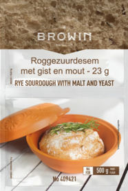 Rye sourdough with yeast and malt 23 g