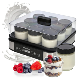 Yoghurt maker 1.6 liters with 9 pots